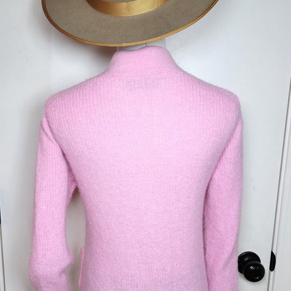 Everlane Pink Alpaca Blend Wool Cardigan Size XS - Picture 9 of 9